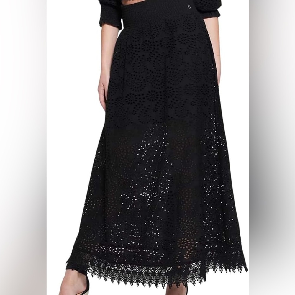 GUESS Womens Sangallo Rafa Maxi Skirt size L